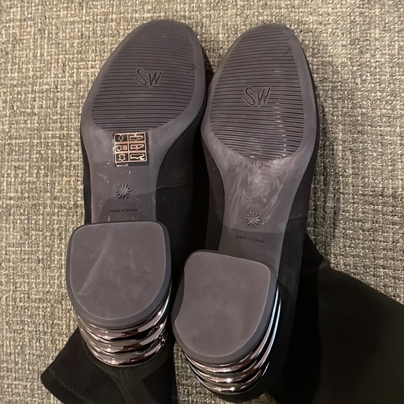 Stuart Weitzman black suede boots (sz 6 1/2) - Picture 3 of 8